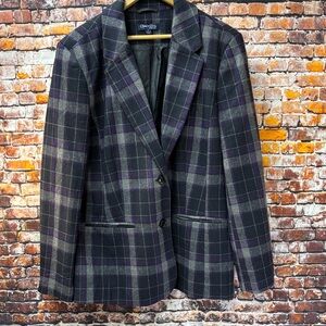 Chadwick's Vintage Wool Blend Blazer size 14 lined